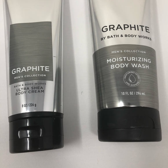 Bath & Body Works Other - Bath & Body Works Graphite Men’s Collection Ultra Shea Body Cream & Body Wash